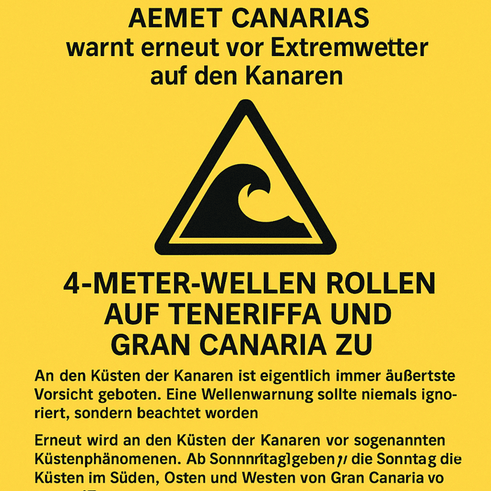 Erneut Extremwetter Kanaren Inseln